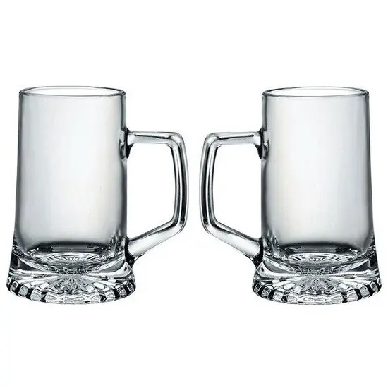 Bormioli Rocco Bierglazen pullen - 2x stuks - bierpullen - 510 ml - Bierglazen Superprijs
