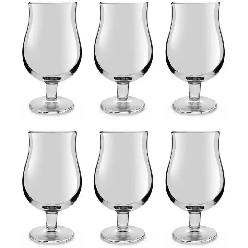 Royal Leerdam Speciaal bierglazen/tulpglazen - 6x stuks - 400 ml - Bierglazen Gratis Retour