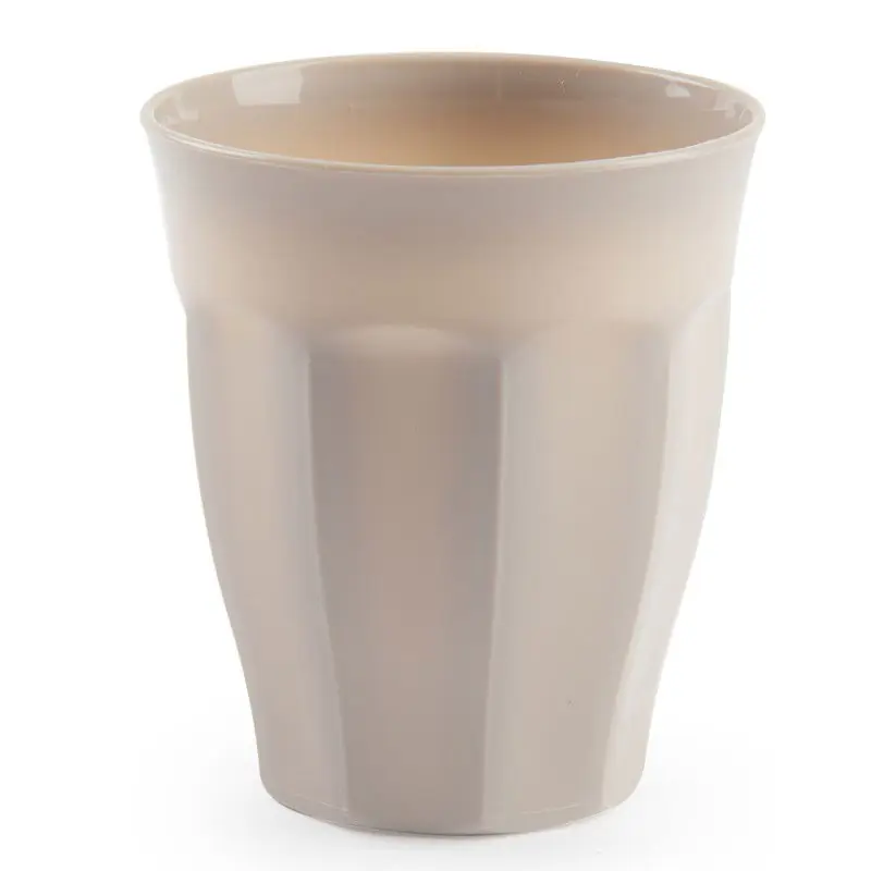 Plasticforte drinkglas - kunststof - beige - 250 ml - drinkglazen - Drinkglazen Rechtstreeks Van De Fabrikant