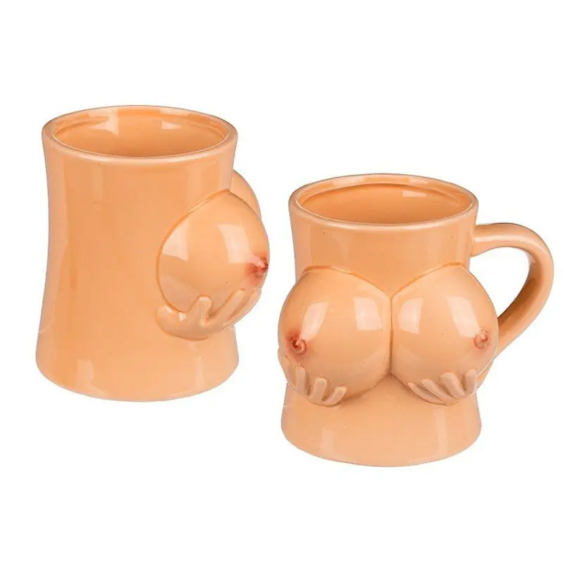 Op = Op Borsten mok - fun beker - 300 ml - keramiek - vrijgezellenfeest cadeau - Bekers