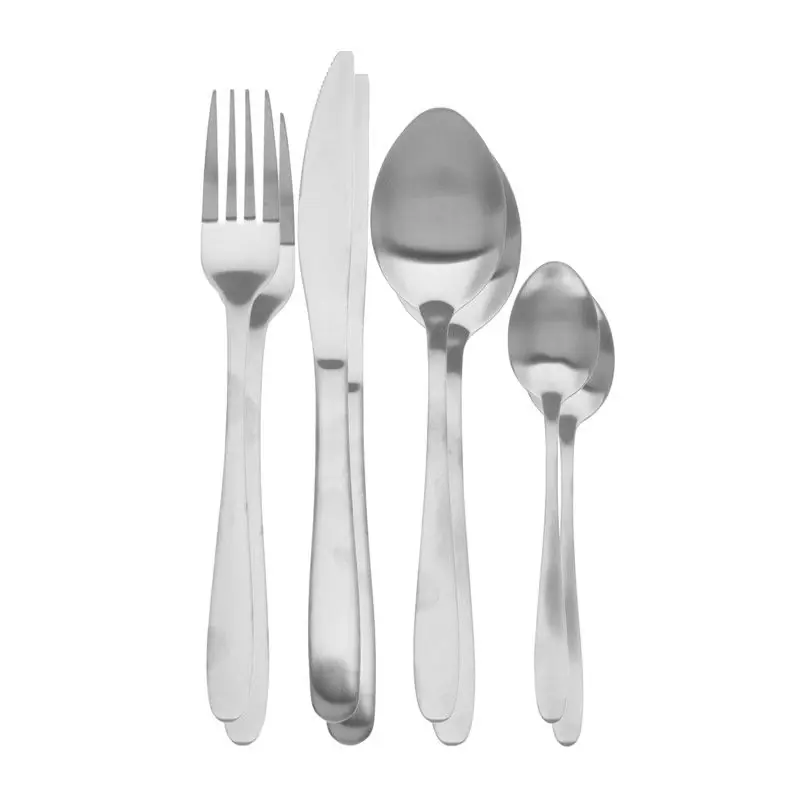 Excellent Houseware Bestekset Tableware Collection - 32-delig - zilver - RVS - 8 personen - Besteksets Nieuwe Collectie