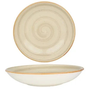Bonna Diepbord - Aura Terrain - Porselein - 25 cm (1300cc) - set van 6 Gratis Retour