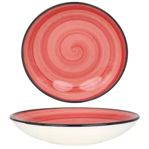 Bonna Diepbord - Aura Passion - Porselein - 25 cm (1300cc) - set van 6 Voordeelprijs