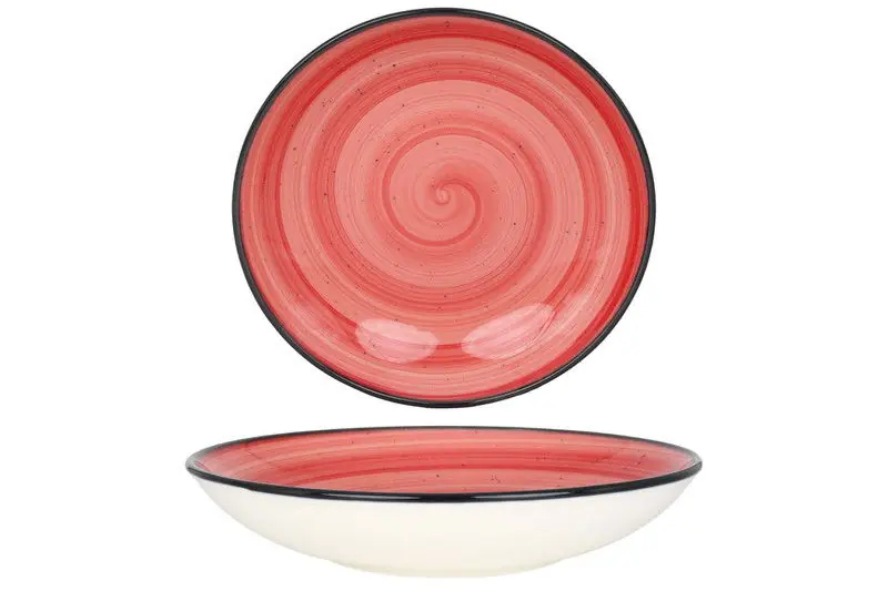 Bonna Diepbord - Aura Passion - Porselein - 25 cm (1300cc) - set van 6 Voordeelprijs