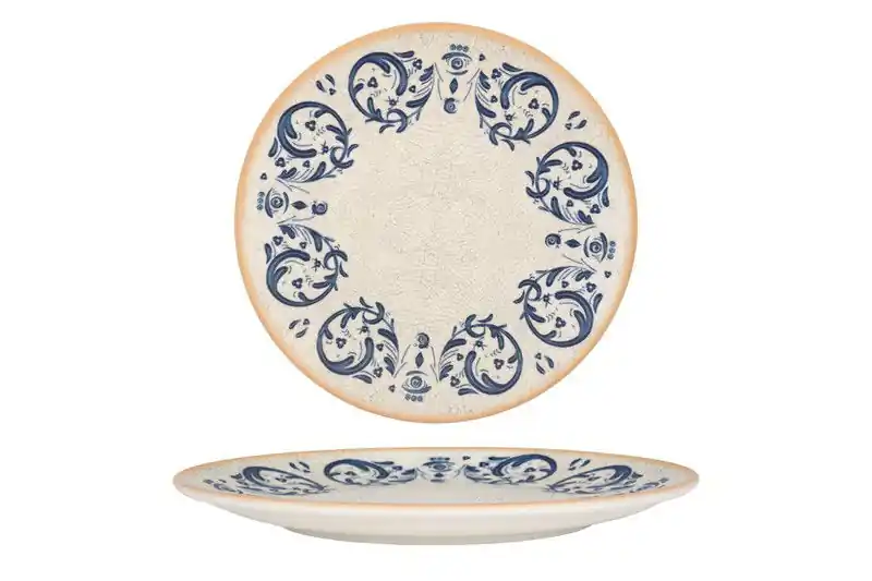Bonna Dessertbord - Viento - Porselein - 23 cm - set van 6 Uitverkoop
