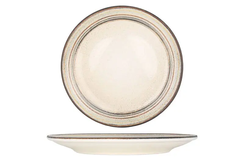 Bonna Dinerbord - Cortado - Porselein - 27 cm - set van 6 Flitsaanbieding