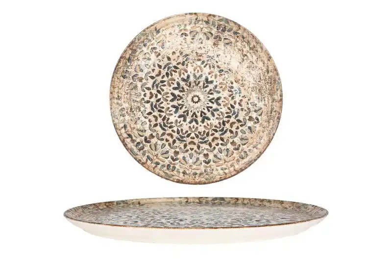 Rinart Pizzabord - Aztec - Porselein - 32 cm - set van 2 Snelle Levering