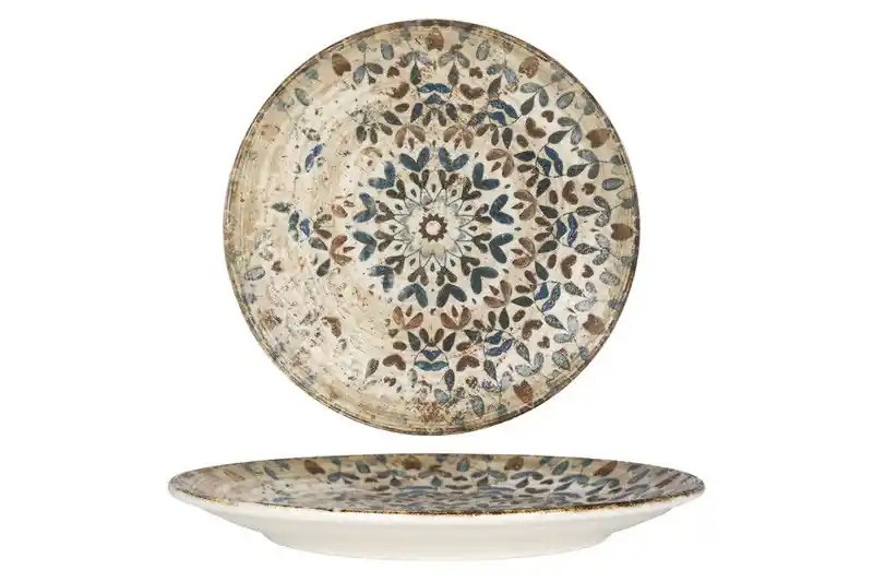 Rinart Dinerbord - Aztec - Porselein - 27 cm - set van 6 Speciale Aanbieding