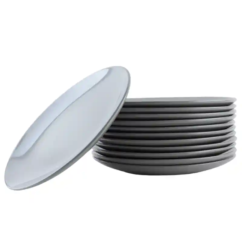 Geld-Terug-Garantie OTIX Dinerborden Bordenset - 12 persoons - Dessertbord - Wit - 26cm - Aardewerk - POPLAR