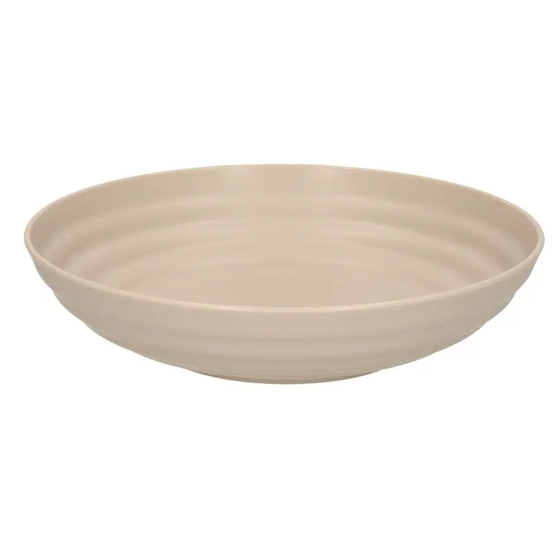 PlasticForte diep soep bord - taupe - kunststof - D19 cm - Diepe borden Wereldwijde Verzending
