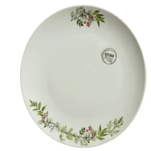 Bord porselein d26.40h2.70cm wit Weekendaanbieding