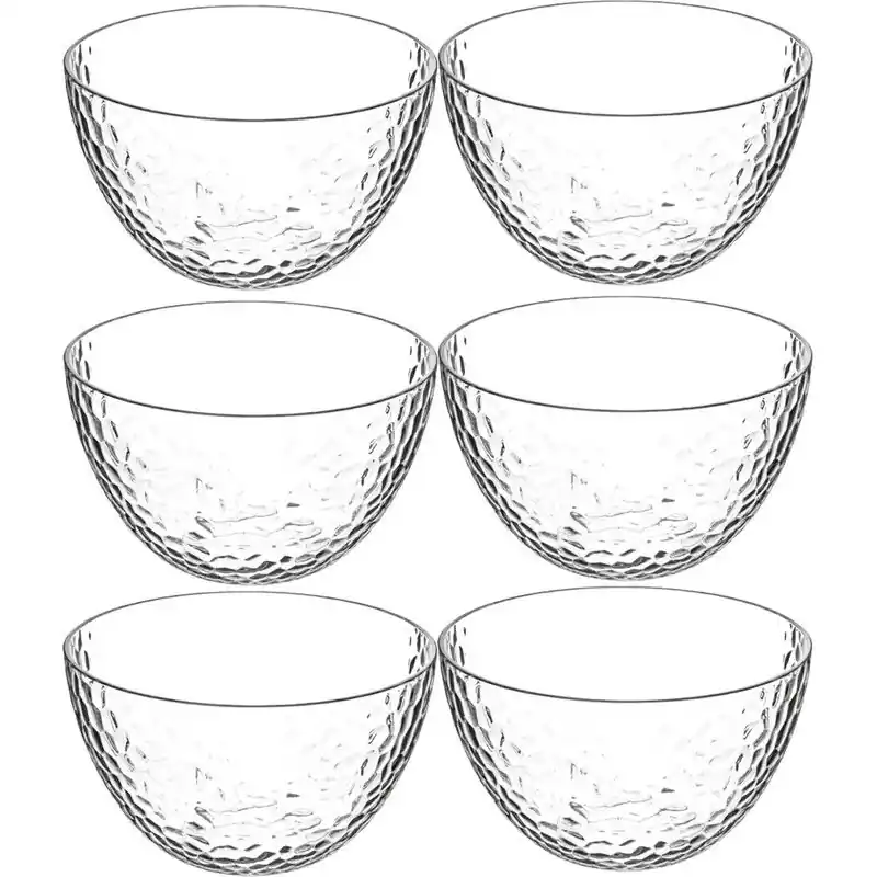Shop Nu Secret de Gourmet Kommetjes/Schaaltjes - 6x - kunststof - 14 cm - Saladeschalen