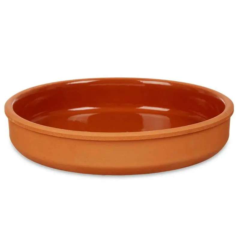 La Dehesa Tapas serveerschaal - terracotta - bruin - D23 x H4 cm - Snack en tapasschalen Hete Deal