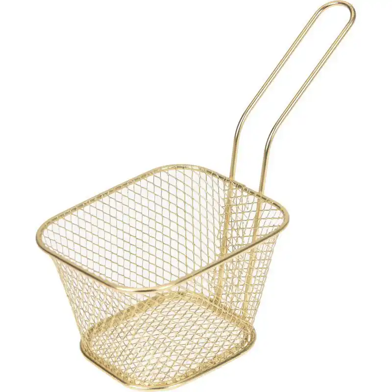8x stuks snackhouder/snackmandje 9 x 11 x 6,5 - Serveerschalen Trendy