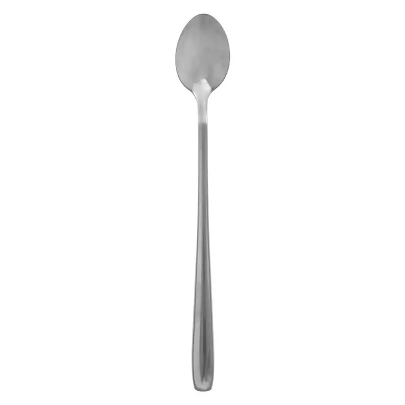 Direct Verzonden Secret de Gourmet Koffielepels/theelepels - 8x - RVS - 21 cm - latte macchiato - dessertlepels - Theelepels