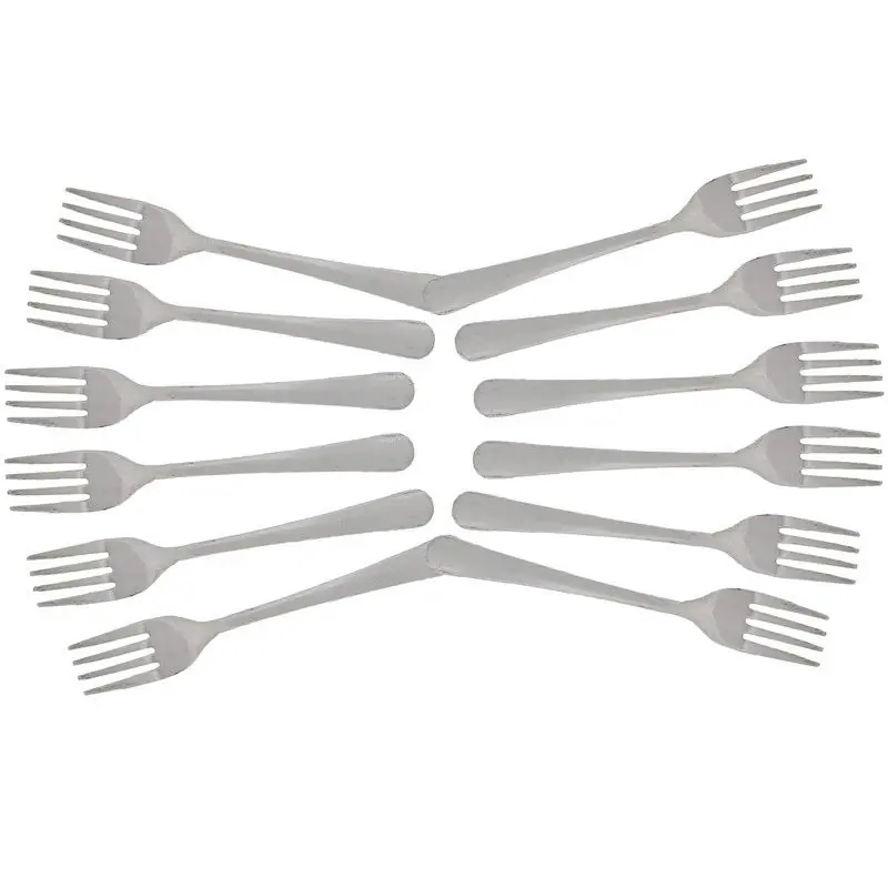 Uitverkoop 30x Kleine vorkjes voor gebak en taart 14 cm - Vorken
