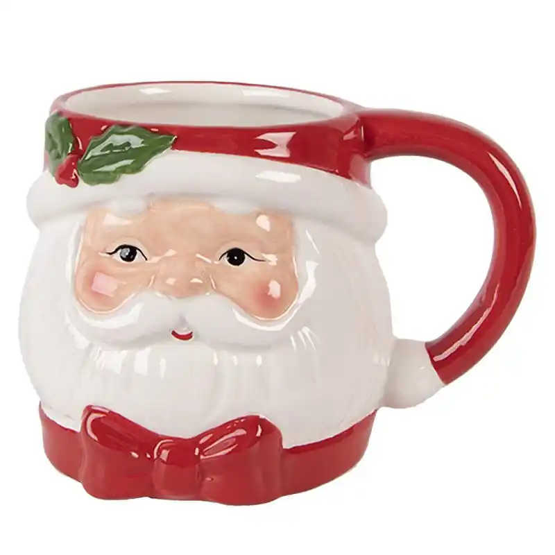 Clayre & Eef Mok Kerstman 300 ml Wit Keramiek Bestseller
