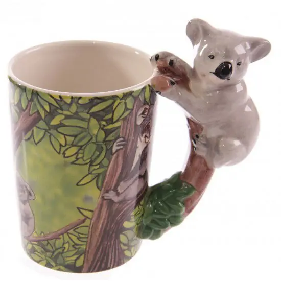 Snelle Levering Drink/koffie mok koala thema - 250 ml - Dieren cadeau artikelen - Bekers