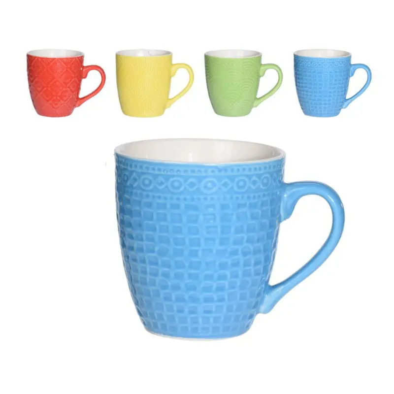 Origineel 8x excellent houseware koffiekopjes - 4 stuks - multi-kleur - 240 ml - Bekers