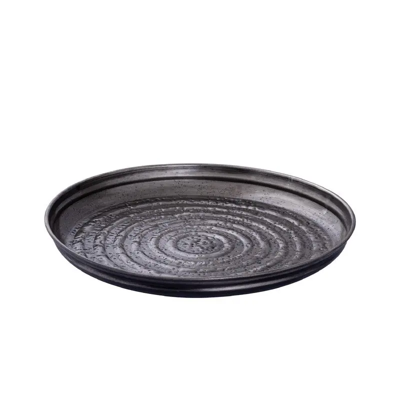 Premium PTMD - Schaal Shailene - Zilver - 40x40x3.5cm