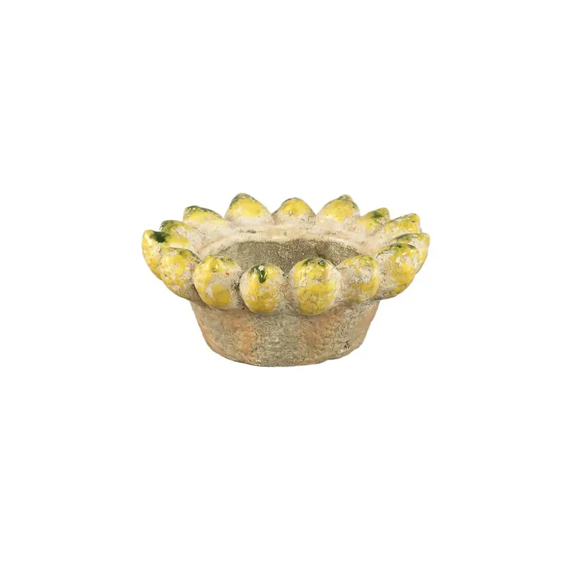 PTMD - Schaal Fruitsy - Geel - 25x25x10.5cm Limited Edition