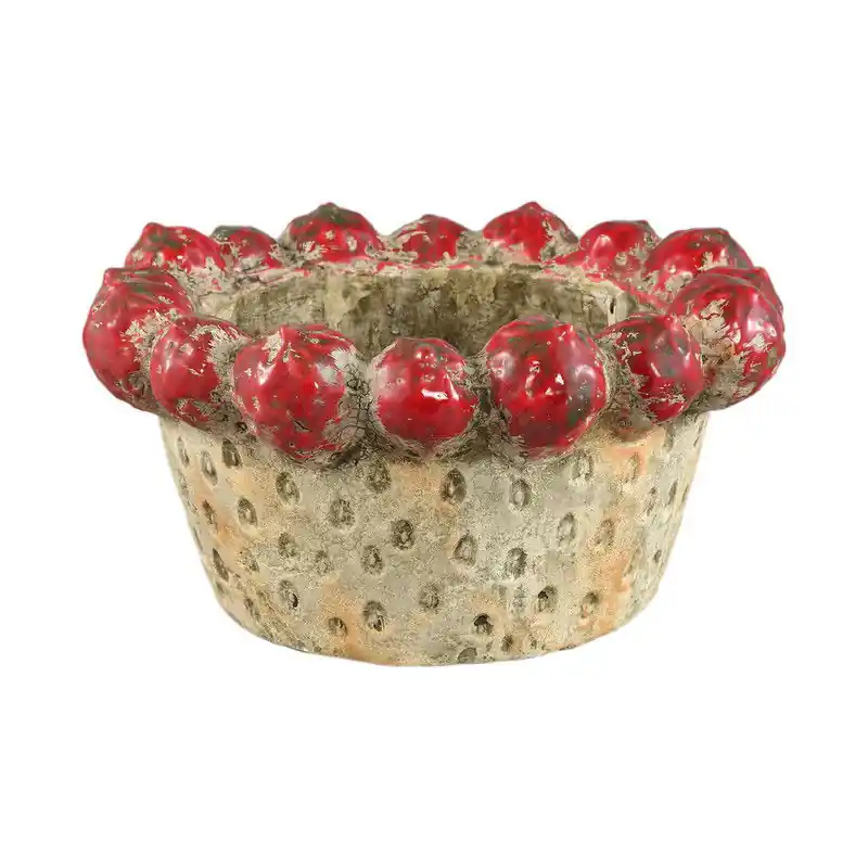 PTMD - Schaal Fruitsy - Rood - 30x30x15cm Nu Kopen
