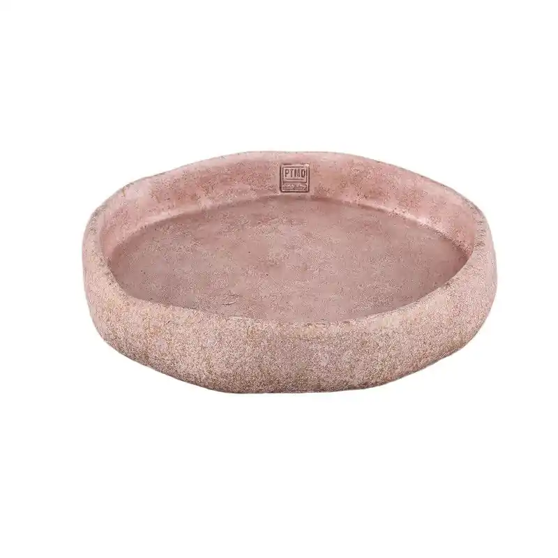 PTMD - Schaal Yadin - Roze - 35x35x6cm Beperkt Aanbod