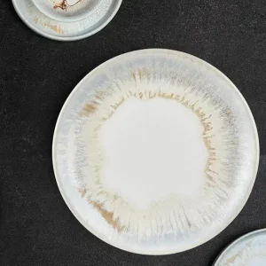 Budget By Bone Dessertbord - Wave - Porselein - 21 cm - set van 6