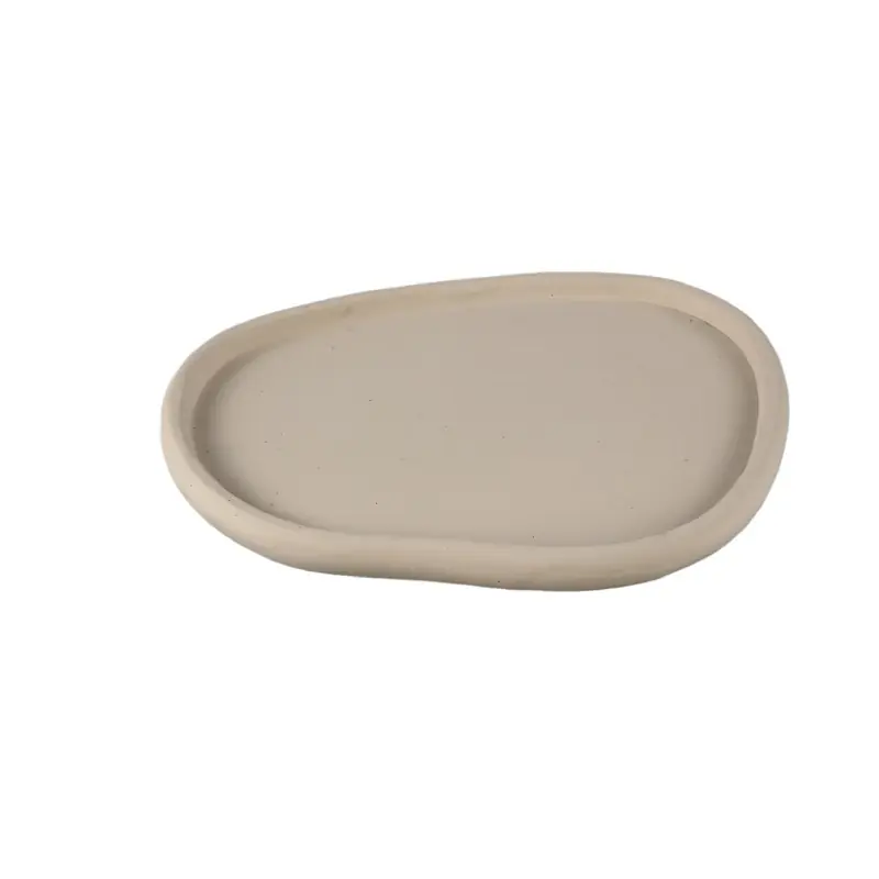 PTMD - Schaal Tammy - Taupe - 39x34x3cm Direct Verzonden