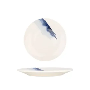 Bonna Dessertbord - Blue Wave - Porselein - 17 cm - set van 6 Veilige Betaling