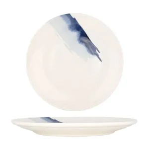 Bonna Dinerbord - Blue Wave - Porselein - 27 cm - set van 6 Express Levering