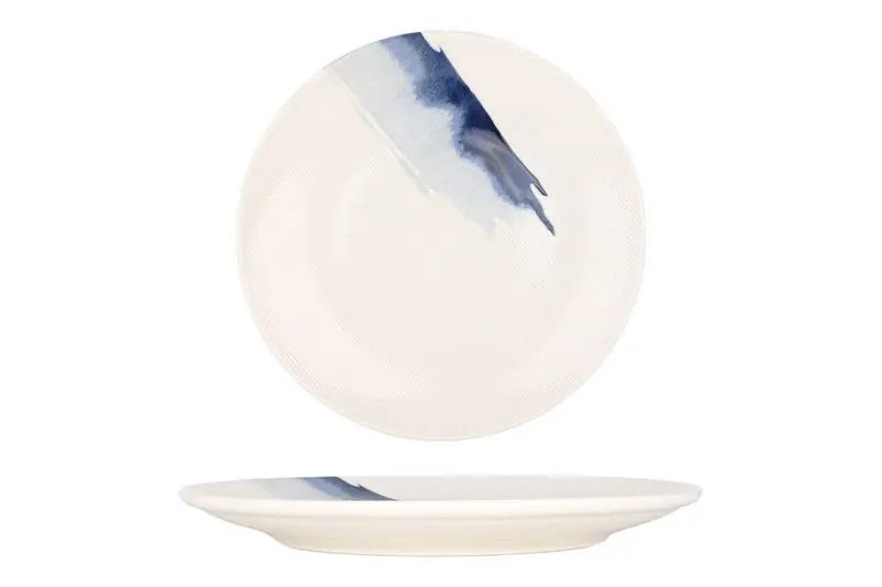 Weekendaanbieding Bonna Dinerbord - Blue Wave - Porselein - 30 cm - set van 6