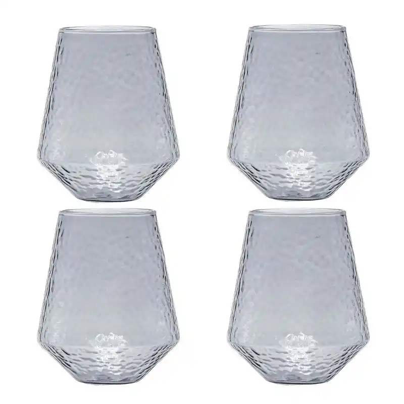 Waterglas Claude | Set van 4 | Wijnglas | 400ML | grijs Shop Nu