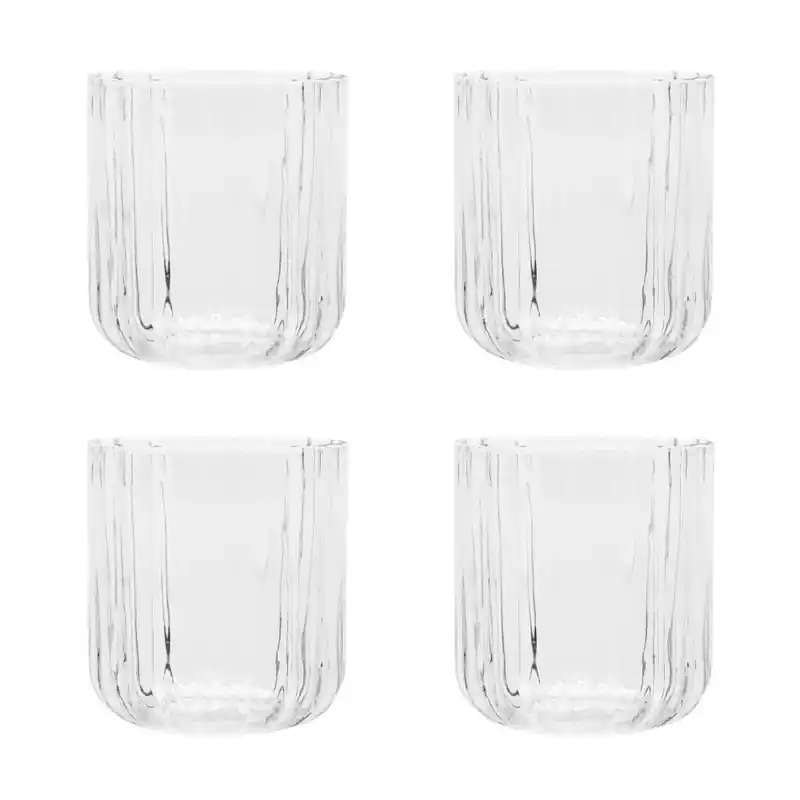 Weekendaanbieding Tumbler Gaia | Set van 4 | whiskeyglas | 35cl | drinkglas | helder