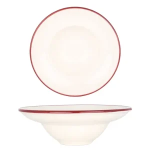 Bonna Kommetje - Linea Burgundy - Porselein - 23 cm - set van 2 Laatste Kans