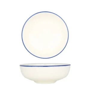Bonna Kommetje - Linea Blue - Porselein - 14 cm (450cc) - set van 6 Lage Kosten