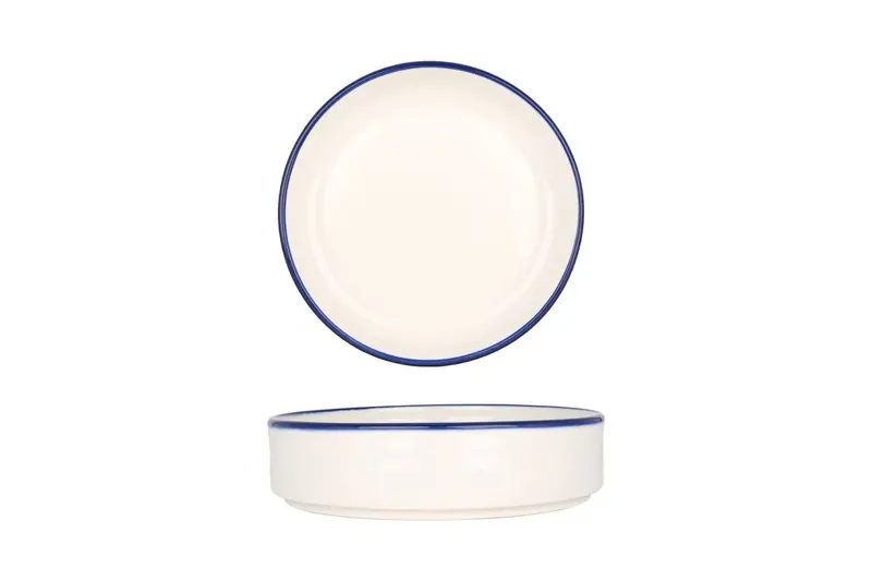Bonna Kommetje - Linea Blue - Porselein - 16 cm (500cc) - set van 6 Actieprijs