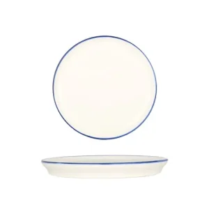 Bonna Dessertbord - Linea Blue - Porselein - 16 cm - set van 6 Nieuwe Collectie