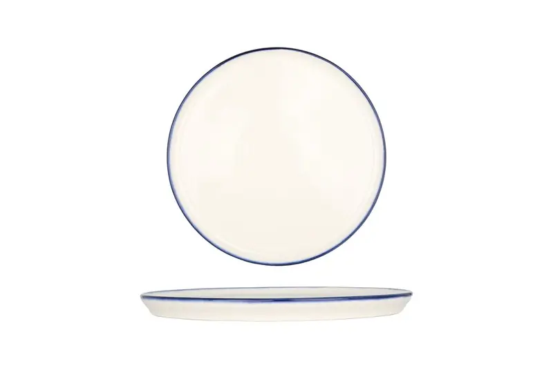 Lage Prijs Bonna Dessertbord - Linea Blue - Porselein - 22 cm - set van 6