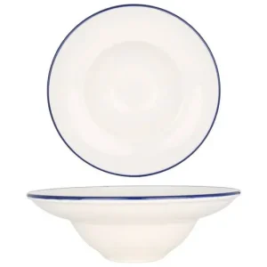 Bonna Diepbord - Linea Blue - Porselein - 23 cm (1070cc) - set van 6 Nu Kopen