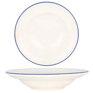 Bonna Pastabord - Linea Blue - Porselein - 24 cm (400cc) - set van 2 Luxe