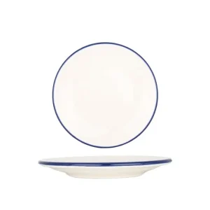 Bonna Dessertbord - Linea Blue - Porselein - 15 cm - set van 6 Express Levering