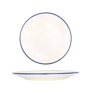 Bestseller Bonna Dessertbord - Linea Blue - Porselein - 23 cm - set van 6