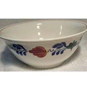 Nieuw Model Boerenbont Ronde Kom - Schaal groot diameter 24,5 cm met kleine schade