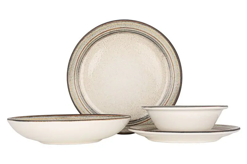 Gecertificeerd Bonna Serviesset (Medium) - Cortado - 24 delig - 6 Personen - Porselein