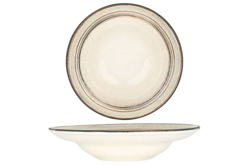 Dagaanbieding Bonna Pastabord - Cortado - Porselein - 27 cm (400cc) - set van 2