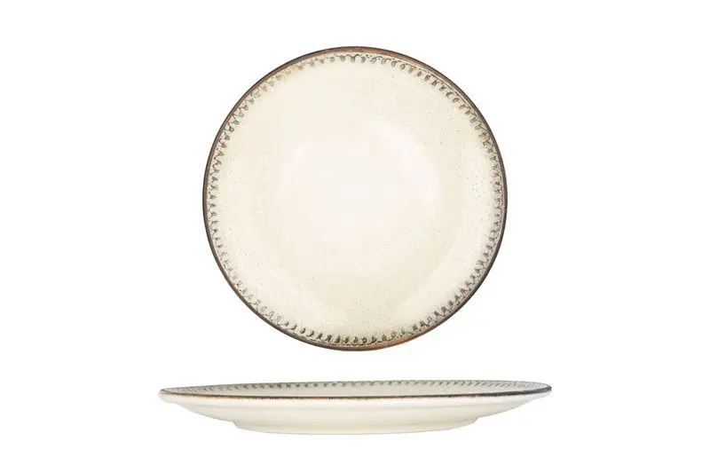 Bonna Dessertbord - Cortado - Porselein - 23 cm - set van 6 Superprijs