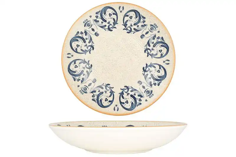 Bonna Diepbord - Viento - Porselein - 25 cm (1300cc) - set van 6 Populair