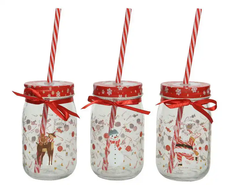 Geld-Terug-Garantie Drankpot glas d7.30h13 cm klei a3