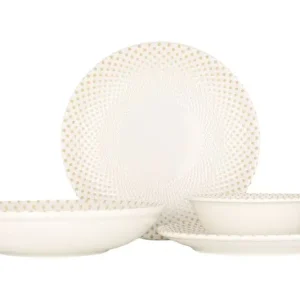 Geld-Terug-Garantie Rinart Serviesset (Large) - Punto - 24 delig - 6 Personen - Porselein